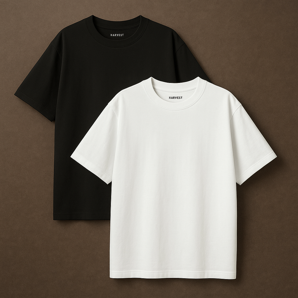 Pick of 2 - 260GSM OVERSIZED T-shirt Combo LOVENOCH