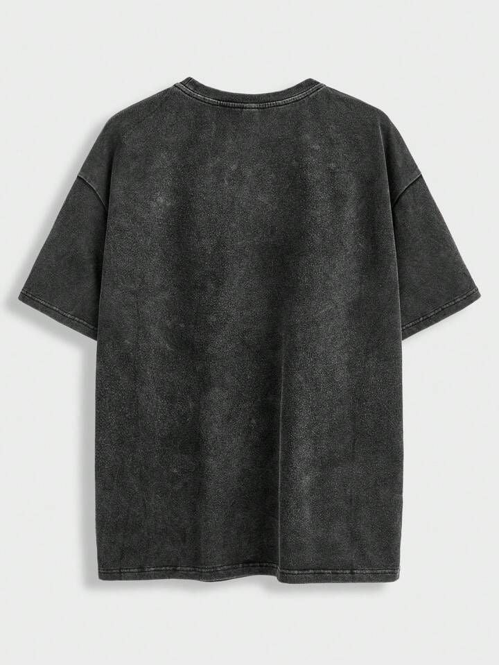 Oversized Acid Wash T-Shirt 260GSM  LOVENOCH