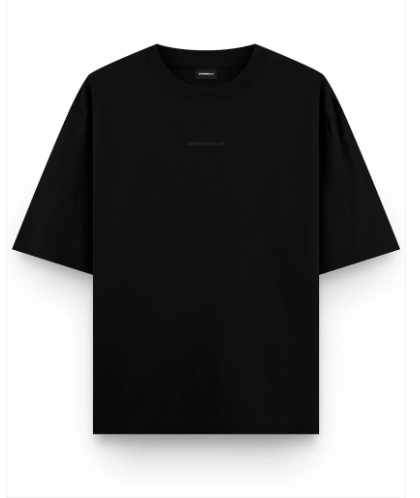 Oversized Tee – Black | 280 GSM Premium Cotton