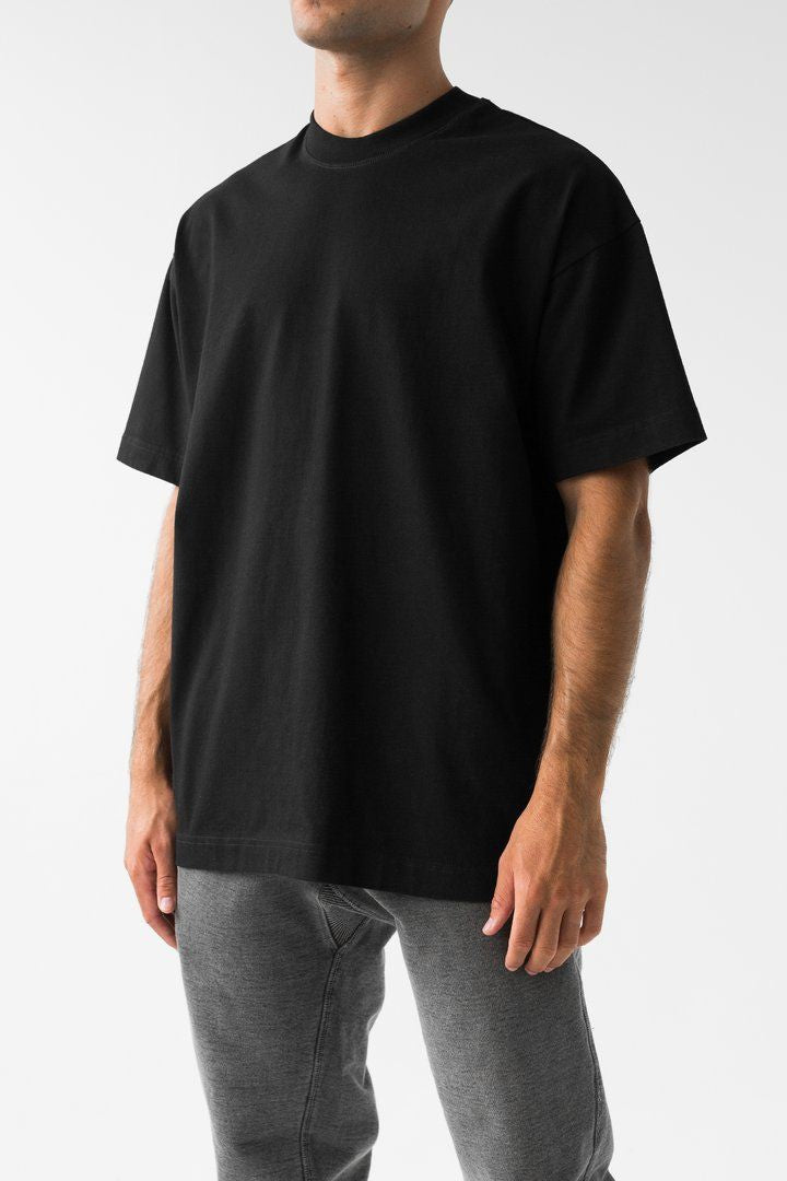 100% Pure Cotton 260GSM OVERSIZED BLACK TSHITS LOVENOCH