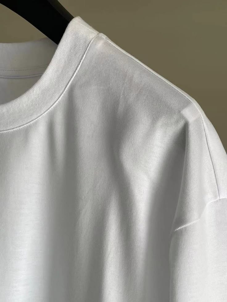 100% Pure Cotton 260GSM OVERSIZED WHITE Tshirt LOVENOCH