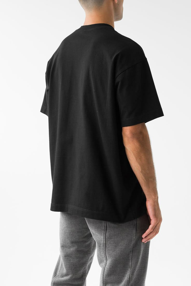 100% Pure Cotton 260GSM OVERSIZED BLACK TSHITS LOVENOCH
