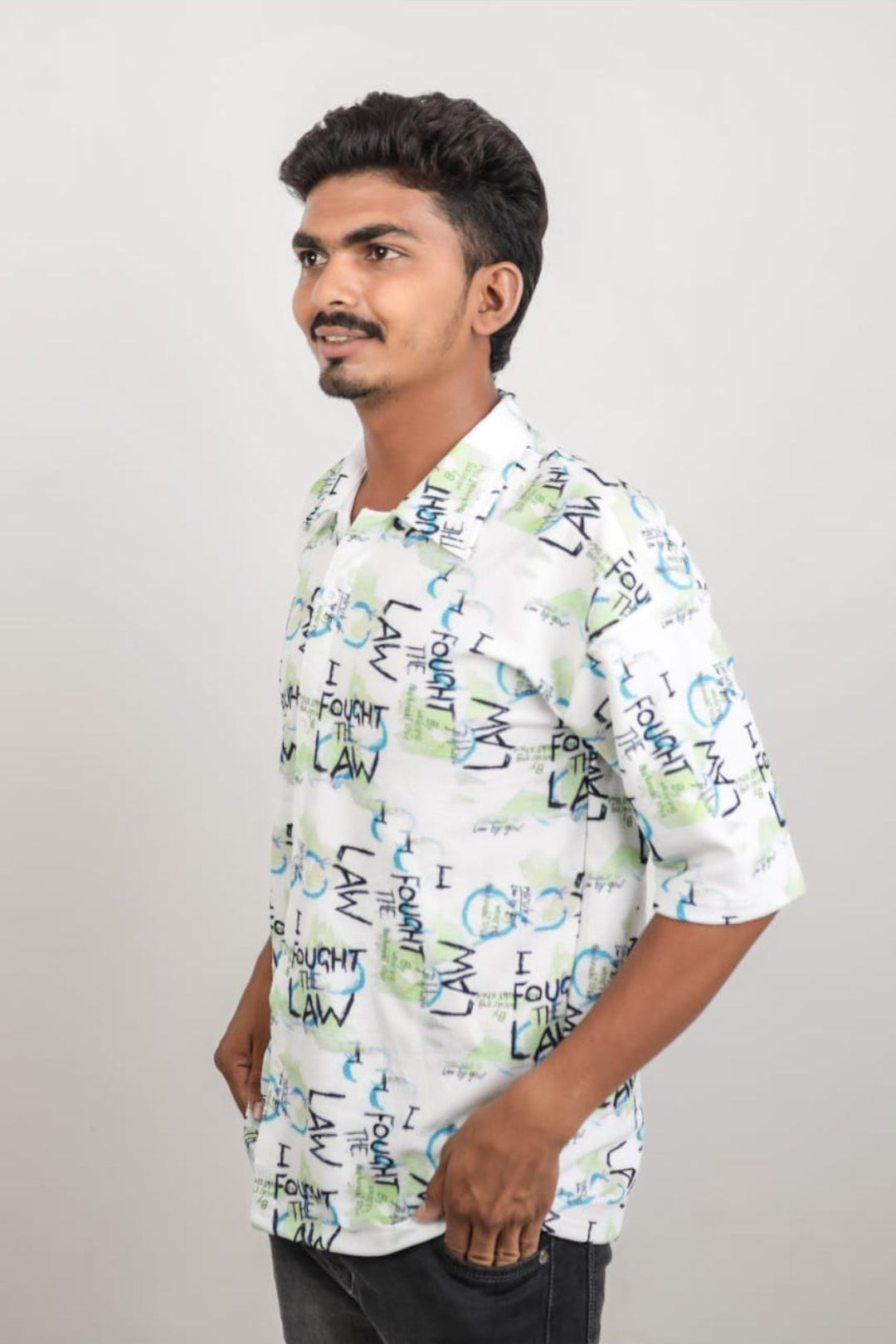 Short-sleeve printed shirt LOVENOCH